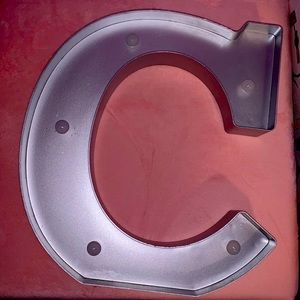 C letter LED light